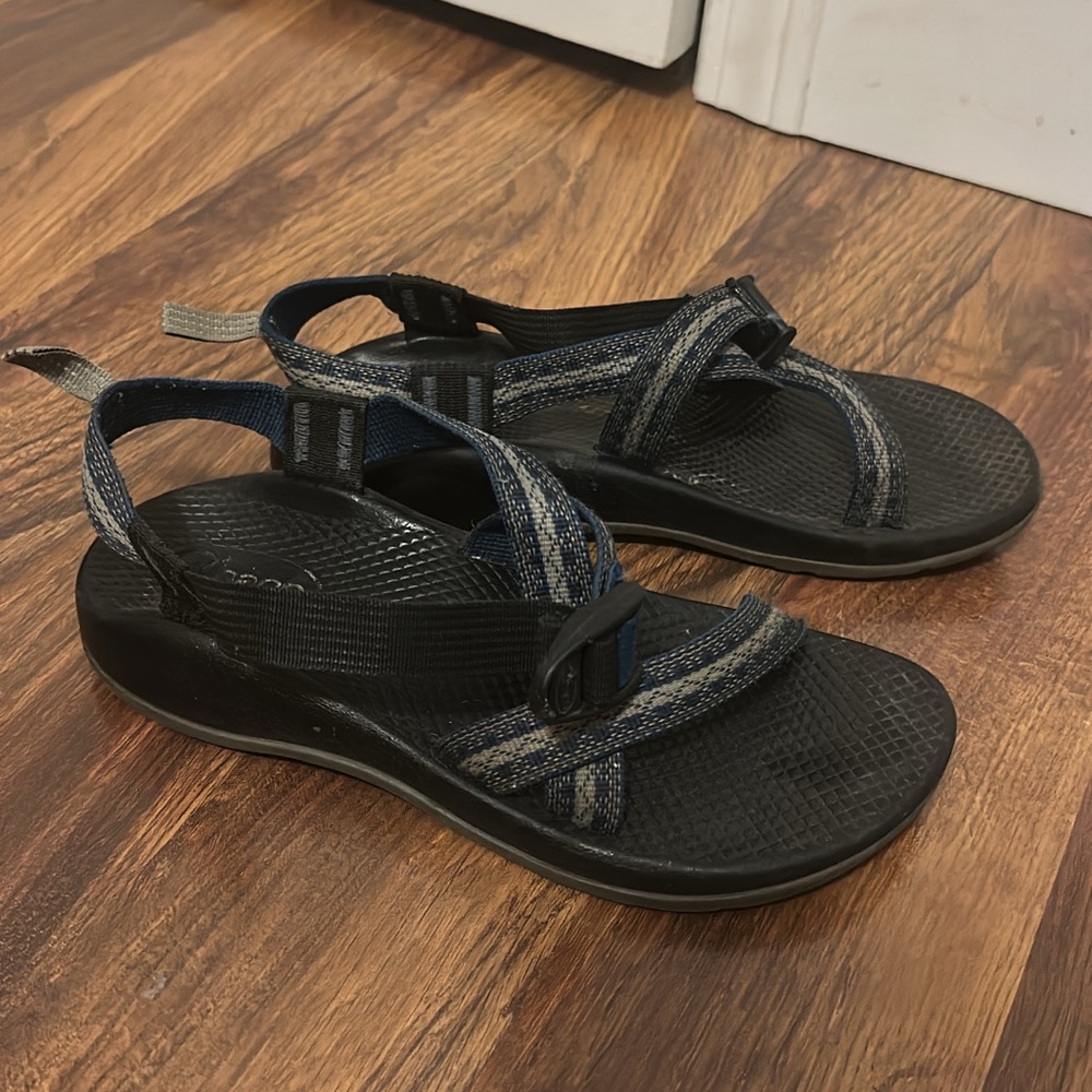 Chaco Black and Blue Women's Sandals